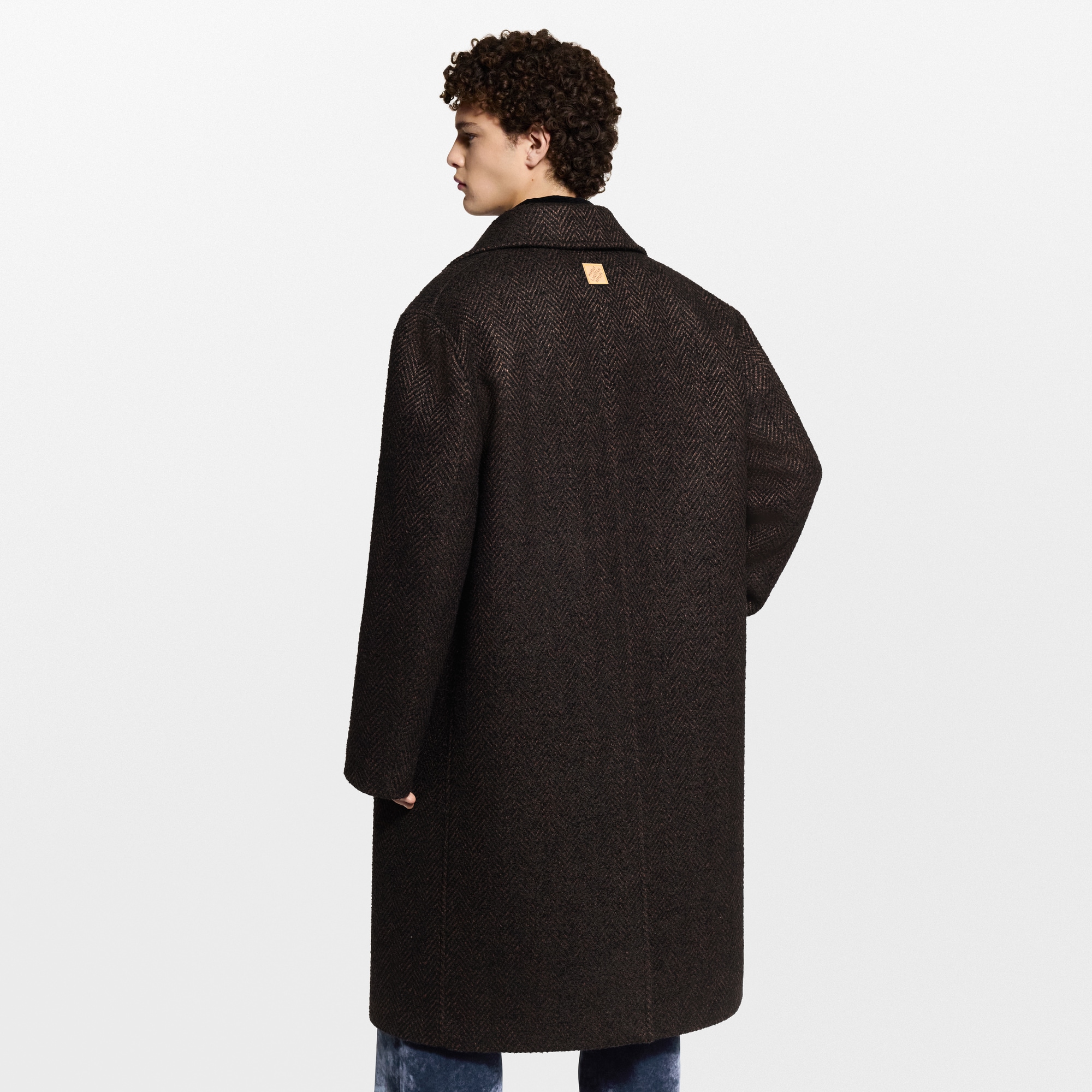 Herringbone Relaxed Coat - Ready-to-Wear | LOUIS VUITTON
